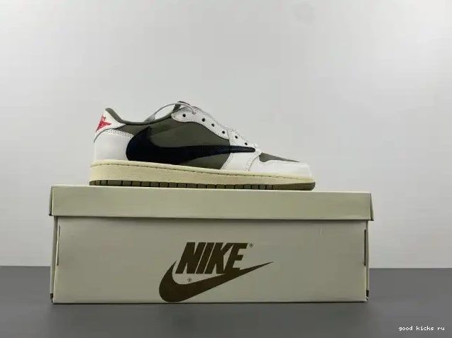 Cheap LOW SCOTT DM7866-200 X MEDIUM JORDAN TRAVIS OG AIR OLIVE 1 0607